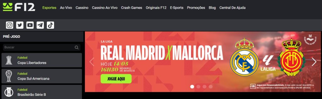 exemplo de aposta esportiva na f12 bet com deposito minimo de 10 reais